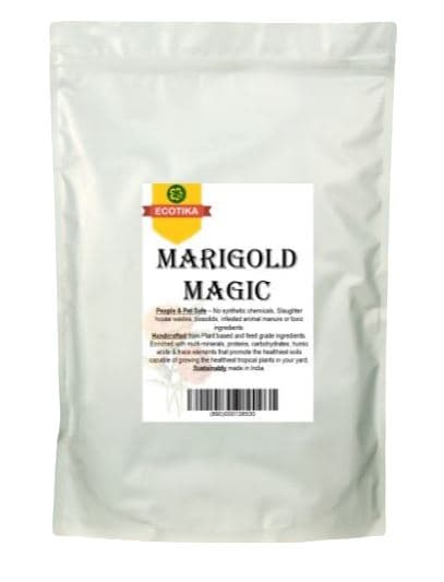 Ecotika Marigold Magic, Fertilizer for Marigold, Enriched with Multi-Minerals, Proteins, Carbohydrates, Humic Acid & Trace Elements - Image 1