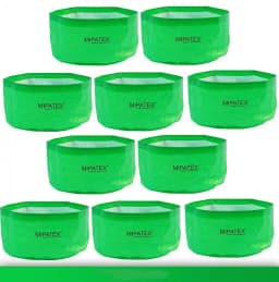 Mipatex Woven Fabric Grow Bags, Heavy Duty Premium HDPE Woven Laminated Fabric 3