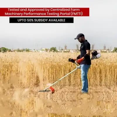 Balwaan BX 35 Brush Cutter, 35cc 4 Stroke Petrol Engine, Side Pack Crop Cutter Machine - Image 5