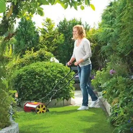 Wolf Garten Lawn Mower (TT 380 DL) 38cm, With 4-Fold Cutting Height Adjustment