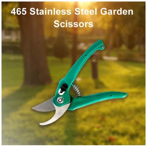 Stainless Steel Garden Scissors, Flower Cutter With Soft Grip Handle For Pruning, Trimming & Gardening - Image 6