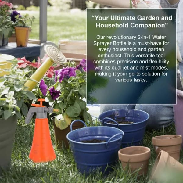 CropKraft Garden Sprayer (1L Capacity), Ideal For Watering Plants, Applying Fertilizers, Pesticides, Etc - Image 6