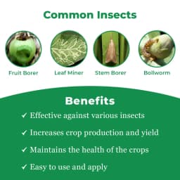 Star One - Larvicide for Bollworms, Fruit and Shoot Borer, and Leaf Miner, Non-Toxic and Effective Against All Larvae 4