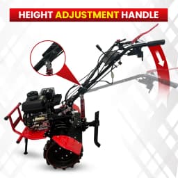 Balwaan BP-750E Black Cheetah Power Weeder, 212CC 4-Stroke Petrol Engine, 32 Blades For Efficient Weeding 7