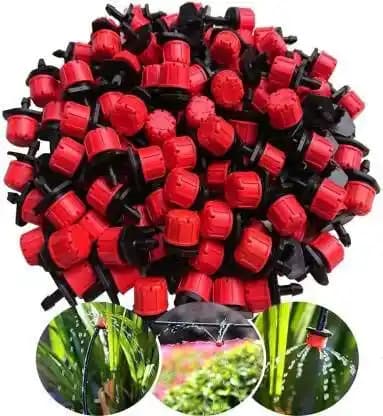Vasudha Irrigation Adjustable Dripper Emitter For Drip Irrigation Kit Red Color. - Image 6