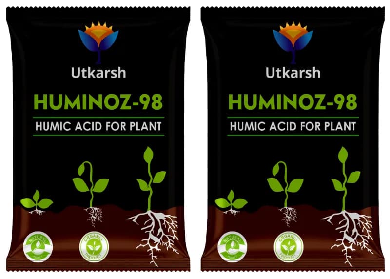 UTKARSH Huminoz-98 Humic Acid 98% for Plant, Plant Fertilizer For Potted Plants, Plant Growth Enhancer, Soil Conditioner, Improves Plant Root System - Image 7