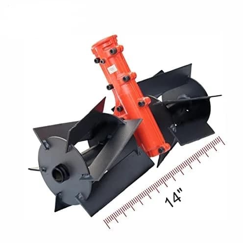 Balwaan Tiller Attachment For Brush Cutter, 26mm Cross Type Weeder In Fruits And Vegetables - Image 5