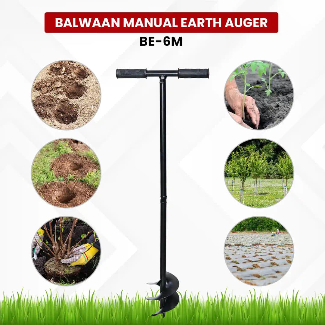 Balwaan BE-4M & BE-6M Manual Earth Auger 4 Inch & 6 Inch, Use For Hole Digging, Plantation, Construction, Easy to Use - Image 4