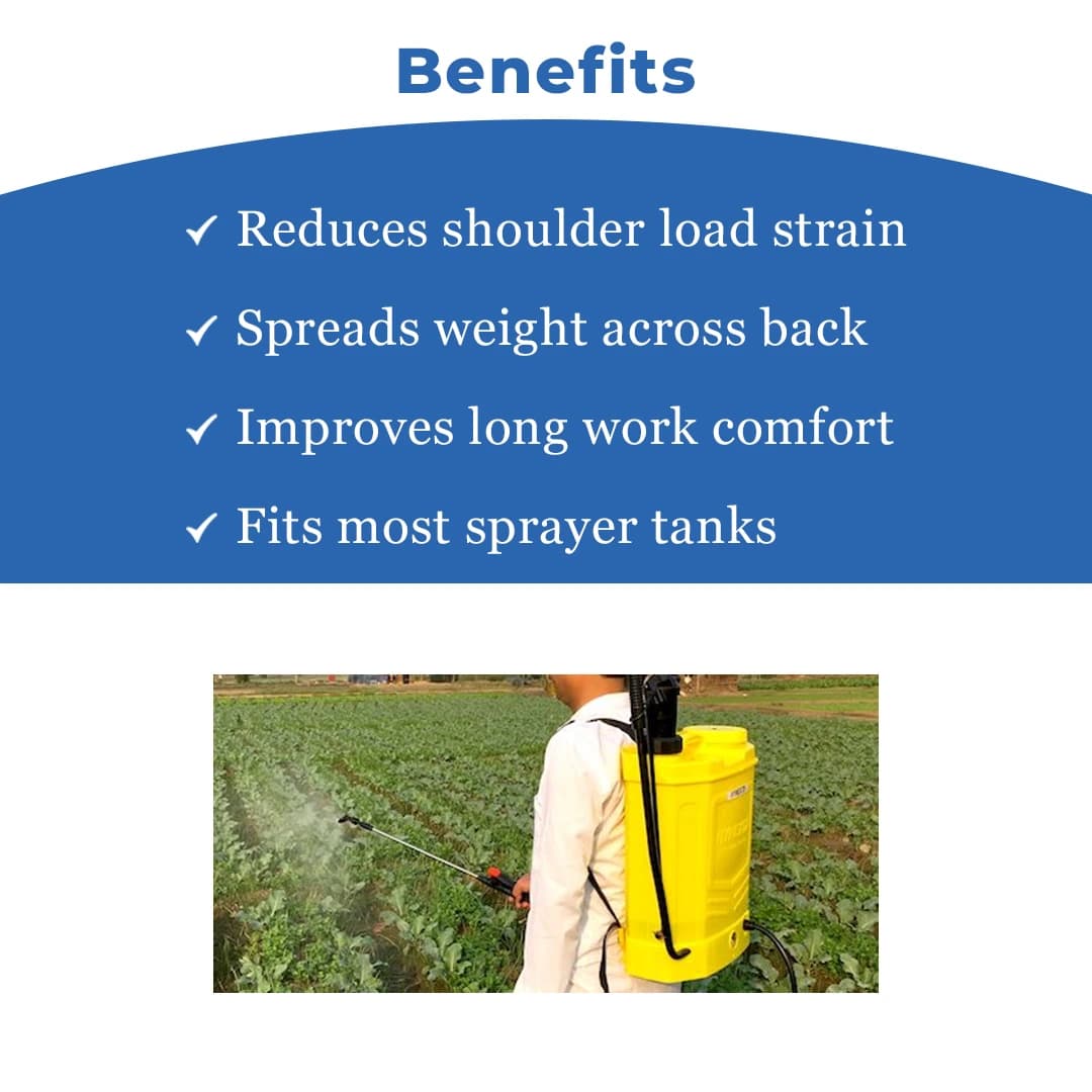 Radhe Agriculture Sprayer Pump Belt, 39 Inch Length And 2 Inch Width, Adjustable And Heavy Plastic Hook (Color May Vary) - Image 4