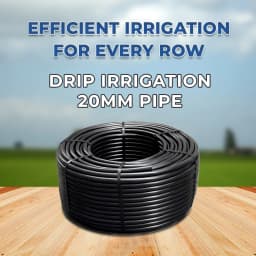 Siddhi Drip Irrigation Pipe Lateral 20mm Pipe (Length - 300 Meter) , UV resistant, LLDPE Material 2