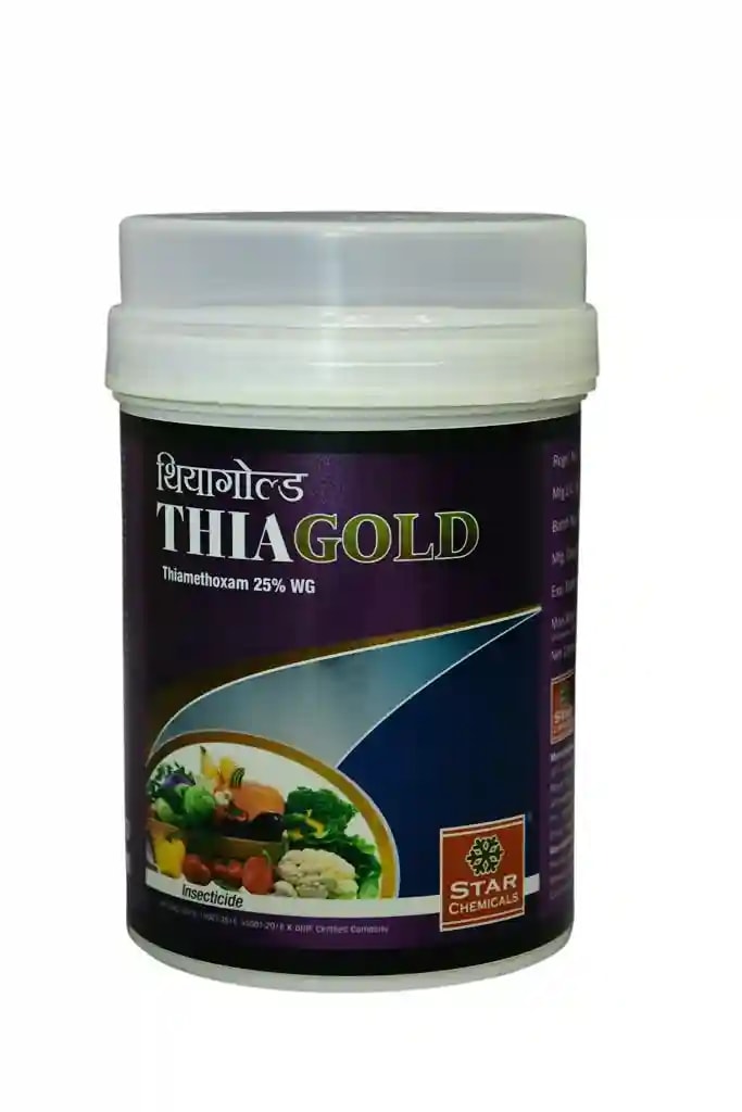 Star Chemicals Thiagold Thiamethoxam 25% WG Useful For Rice, Cotton, Tomato, Brinjal, Potato, Best Use Against Brown Plant Hopper, Green Leaf, Thrips