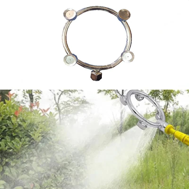 Radhe Agri 4 Face Round Nozzle Stainless Steel, Suitable For Battery And Manual Sprayer - Image 3