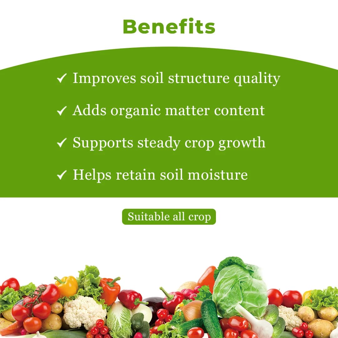 Gloryfert Green, 100 % Organic Manure Granules , Improve Physical, Chemical & Biological Properties Of Soil. - Image 4