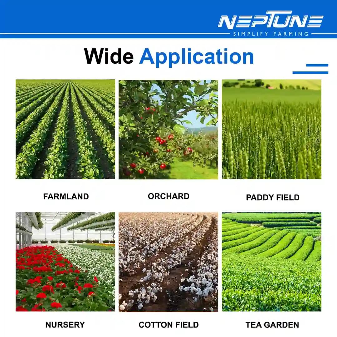 Neptune Fawar-33 Knapsack Hand Operated Sprayer, 16L HDPE Tank, Plastic Pressure Pump, Telescopic Lance with 3 Nozzles, Ideal for Farming, Gardening - Image 5