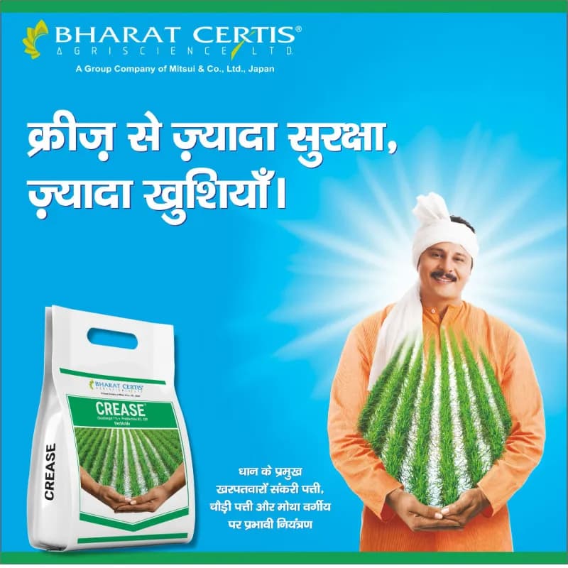 Bharat Certis CREASE Pretilachlor 6% + Oxadiargyl 1% GR Herbicide, Broad Spectrum, Effective Control In Narrow And Broadleaf Weeds And Healthy Crop - Image 3