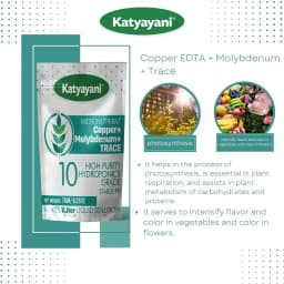 Katyayani Copper Edta + Molybdenum + Trace Micronutrient Fertilizer, 100% Water Soluble Fertilizer 5