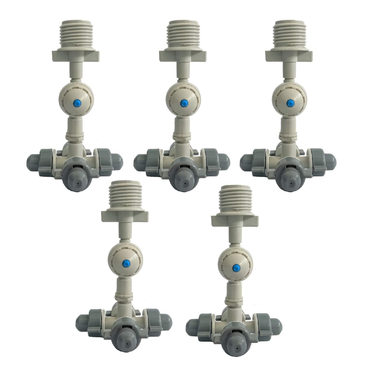 ShivSuraj 4 Way Fogger Nozzle Premium Mist Spray Cooling Irrigation - Image 2