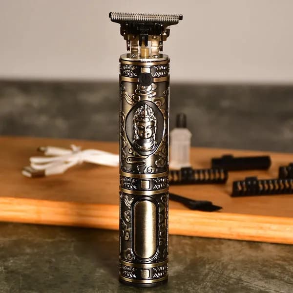 Vintage Style Electric Trimmer Shaving Machine, Adjustable Blade Clipper, Professional Shaver For Men - Image 8