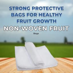 Radhe Non-Woven Fruit Protection Drawstring Bags 6.5 x 9 Inch, For Vegetables, Fruits, and Plants 2