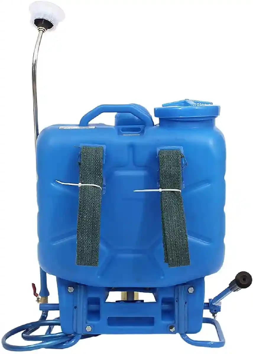 FarmEarth Vatten Hitech 16L Blue Knapsack Manual Operated Hand Sprayer, Ideal For Agriculture, Horticulture, Plantations, Etc - Image 2