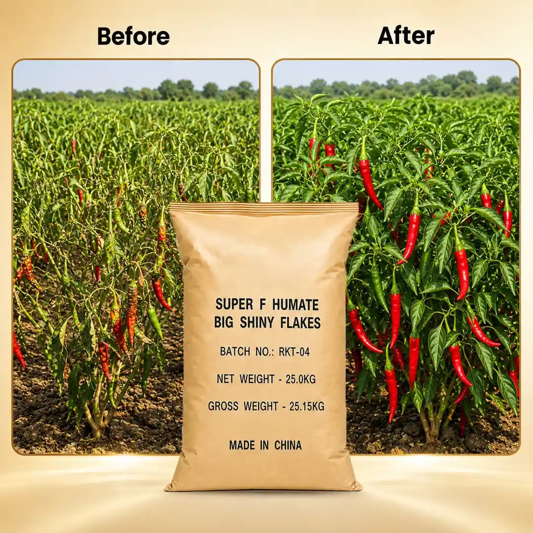Humic Acid 98% - Super Potassium Humate (25KG Bag) - Shiny Flakes - Image 7