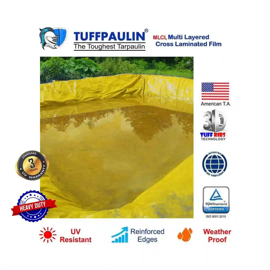 Tuffpaulin Pond Liner Heavy Duty Tarpaulin, Extra Strong Eyelets, UV Resistant - Image 14