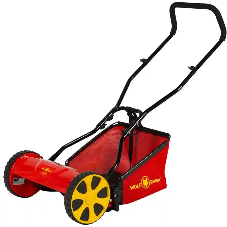 Wolf Garten Manual Reel Mower (TT 350 S), Classic Push Grass Cutter Machine for Home Garden and Yard - Image 3