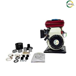 Farmq FQ-WP-15 Water Pump 4 Stroke Petrol Engine, 98CC, 1.5 Inch Diameter Inlet And Outlet 4
