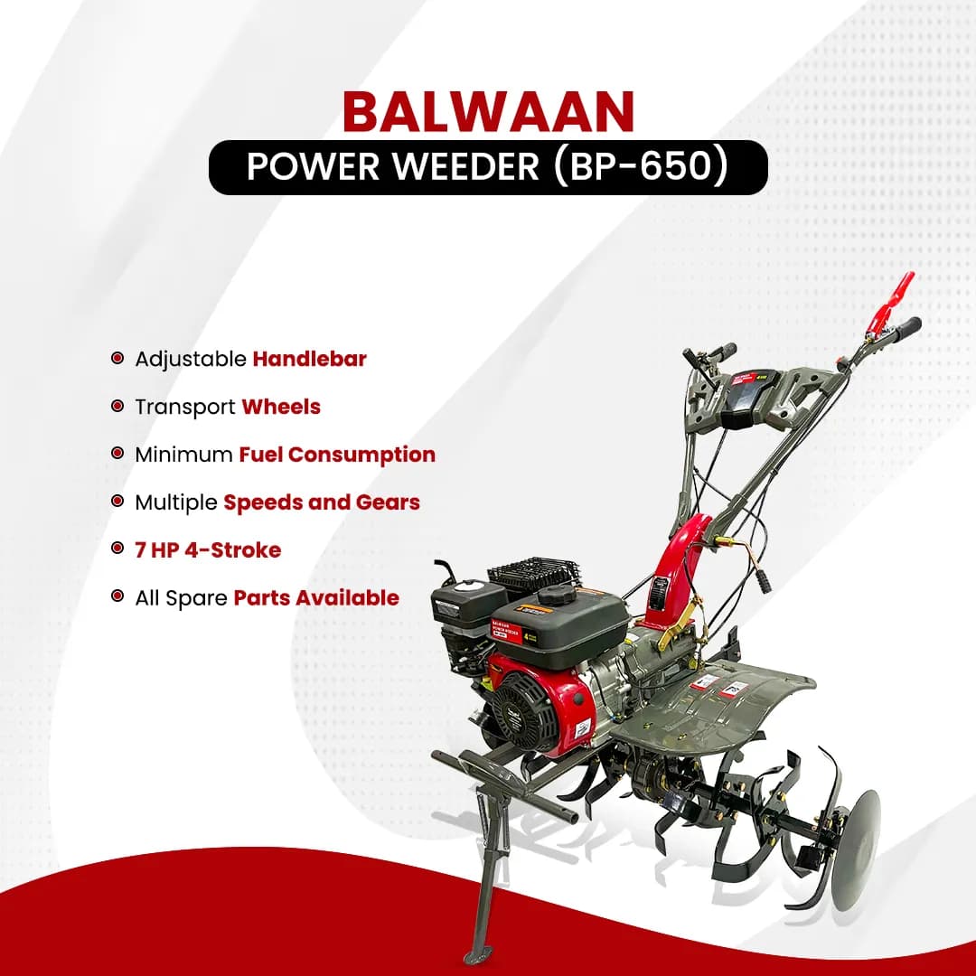 Balwaan 7HP Power Weeder (BP-650) - 7 HP, 212cc, 4 Stroke - Image 6