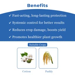 IIL Dominant (Dinotefuran 20% SG) Systemic Insecticide Use for Cotton and Paddy 4