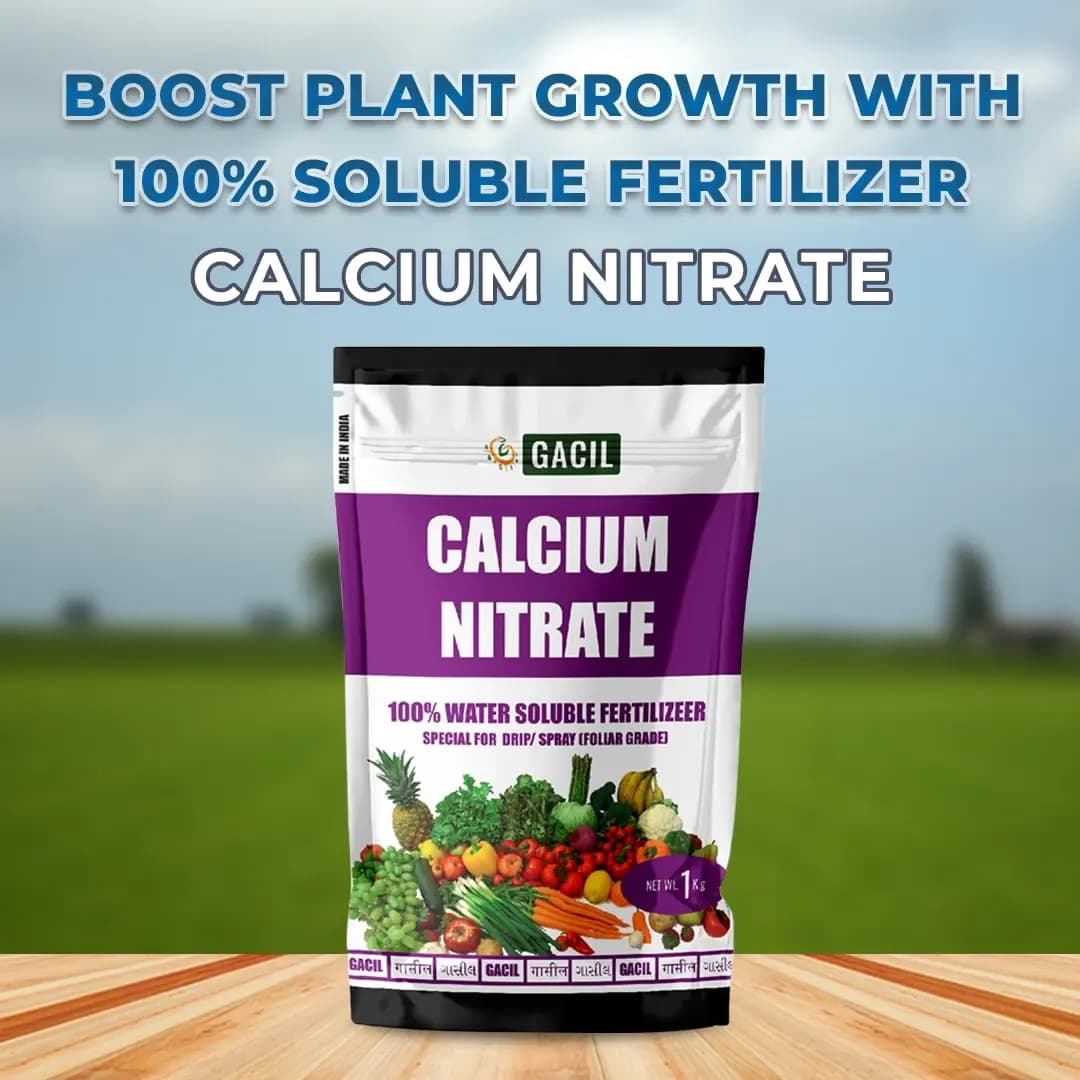 Gacil Calcium Nitrate for Fruit and Vegetable Plant Growth, Boosts Flowering and Fruit Holding Capacity - Image 2