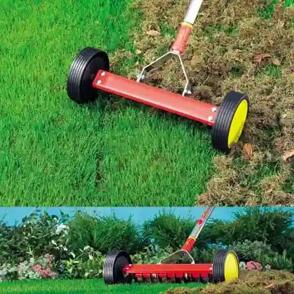 Wolf Garten Scarifying-Roller (UR-M3), Multi-Change Roller Moss Removal Scarifying Rake - Image 1