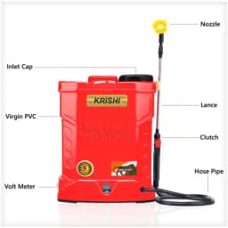 Balwaan BS-22 Single Motor Battery Operated Sprayer, 12 Volt X 12 Amp, Heavy Duty Material, 18 L Tank Capacity 6