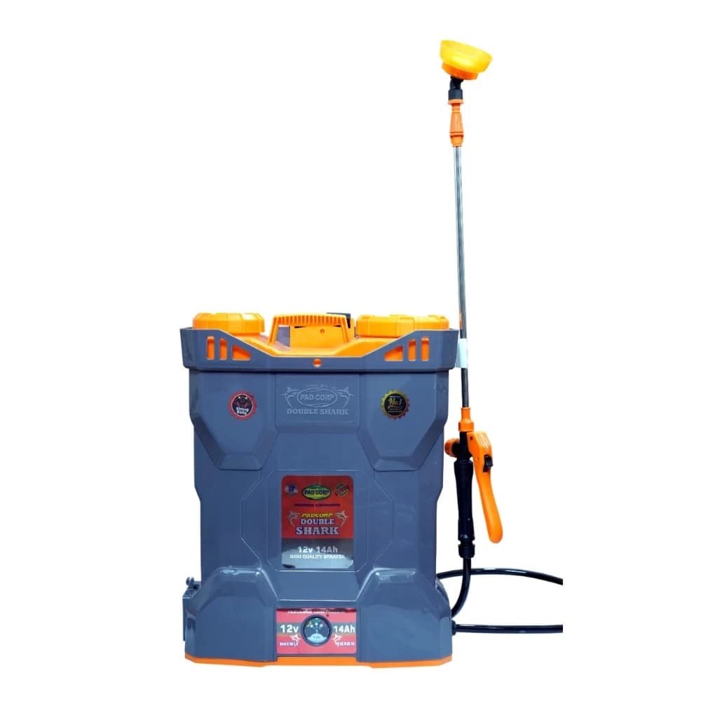 Pad Corp New Double Shark 3.0 Double Motor Battery Sprayer, 12V x 14Ah Battery Sprayer 18L Tank, 6 Month Warranty With 2 FT Gun (Color May Vary) - Image 5