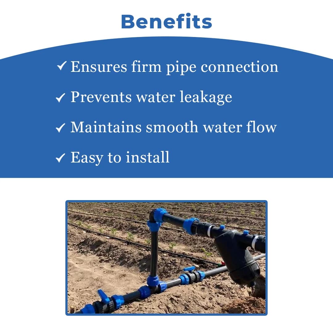 Siddhi Drip Irrigation Accessories (Elbow, Lateral Cock, Joiner & Tee Connectors) Durable And Long Lasting Material - Image 4