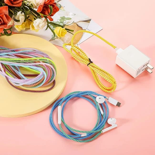 Flexible Spiral Cable Protector Sleeve, Ideal For Home, Office & Travel - Image 4