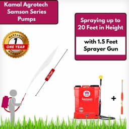 Kamal Agrotech Samson Double Motor Sprayer Pump, Gun, 20L Tank, 12V-18Ah Battery, 20 Feet Spray Height, High-Efficiency Dual Motors 3