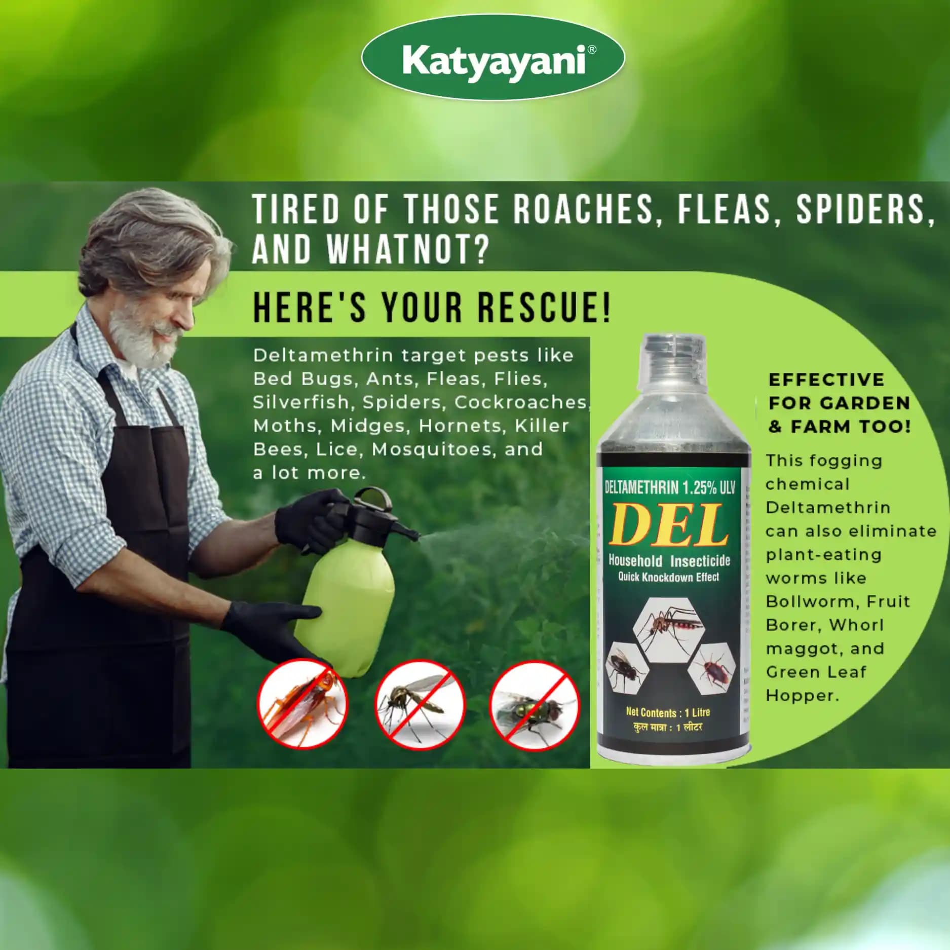 Katyayani Del Insecticide - Deltamethrin 1.25% ULV - Image 8