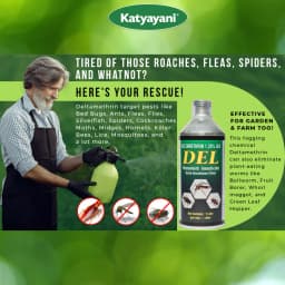 Katyayani Deltamethrin 1.25% ULV Quick Knockdown Household Insecticide, Used for the Control of Mosquitoes, Cockroaches, Bed Bugs, Flies, etc. 4