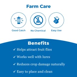 Sagar Fruit Fly Trap Glass, Bactocera Cucurbitae Lure, Effective Melon & Fruit Fly Control 3