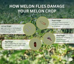 Chipku Pheromone Mac Phill or Max Plus Trap With Melon Fly Lure (Bactrocera Cucurbitae) Weather Proof Long Lasting, For Melons, Cucumber, Tomato. 3