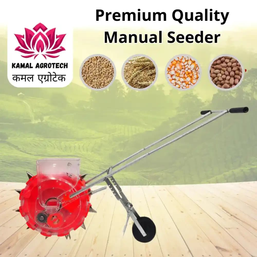 Kamal Agrotech Single Barrel Manual Seeder, Manual Seed Drill Machine, Imported, Premium Quality, Agriculture Use Purposes - Image 6