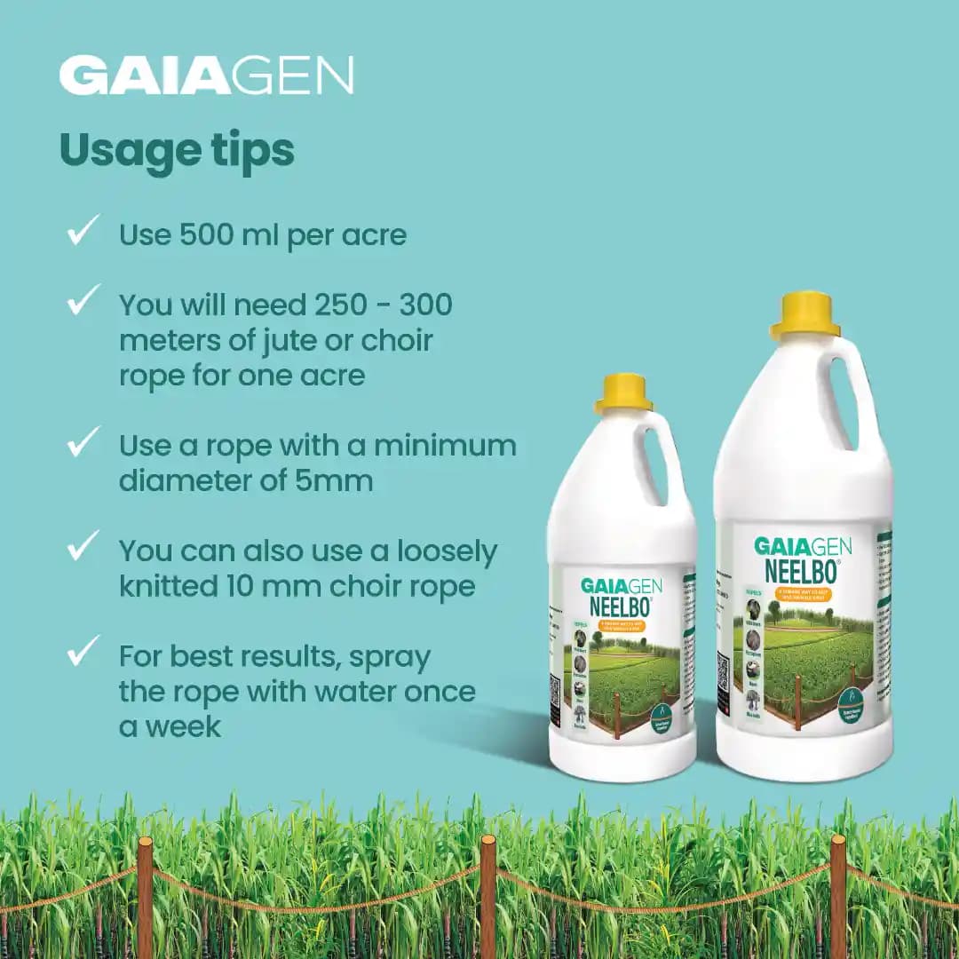 Gaiagen Neelbo Natural Formulation to Repel Wild Boars, Porcupines, Bison & Blue Bulls Without harming Them - Image 4