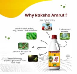 Raksha Amrut, Powerful Eco-Friendly Formula with Advanced Nanotechnology, Controls Various Sucking Pests 3