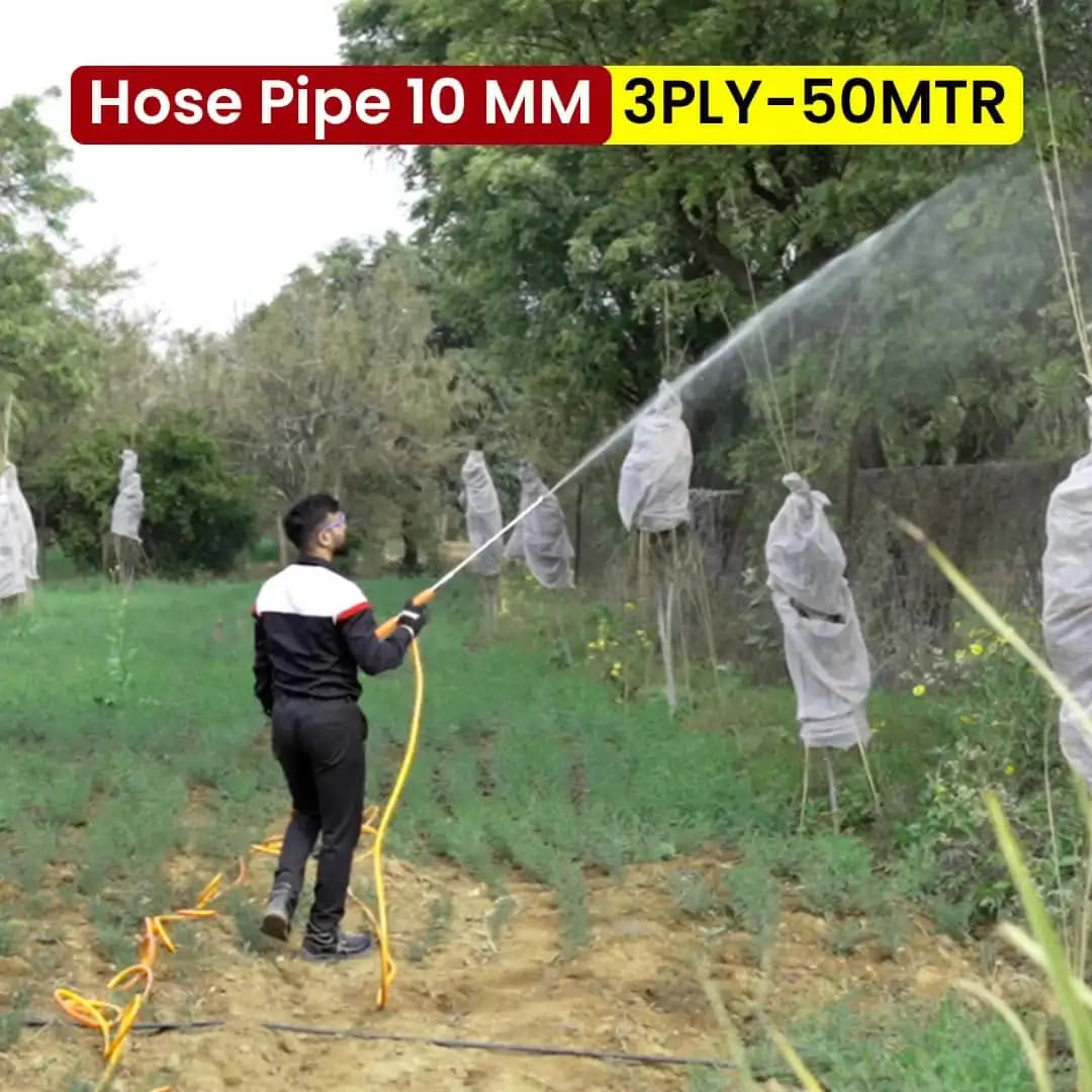 Balwaan 10mm Hose Pipe, 3 Ply, Heavy Duty High Pressure PVC Pipe, Efficient Spraying In Gardening, Agriculture, Commercial And Construction Use - Image 5