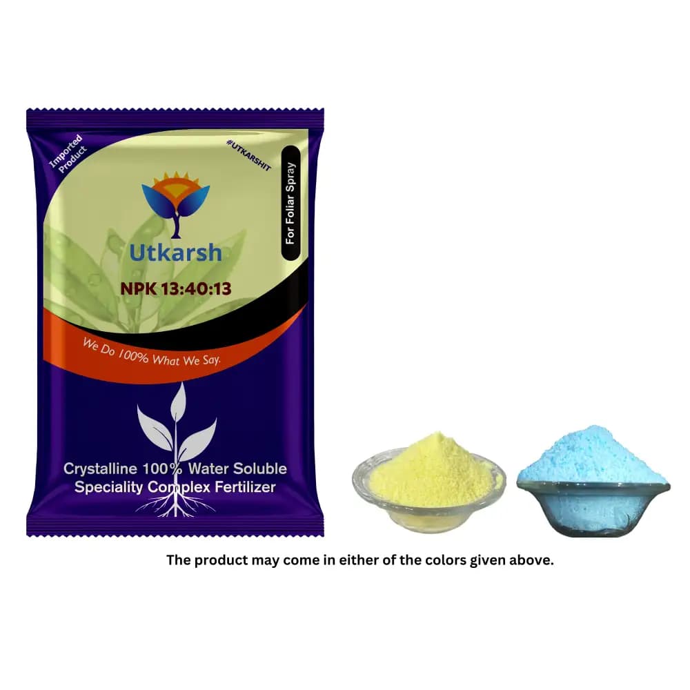 Utkarsh NPK 13:40:13 (Crystalline 100% Water Soluble Complex Fertilizer), Best for Drip Irrigation - Image 8