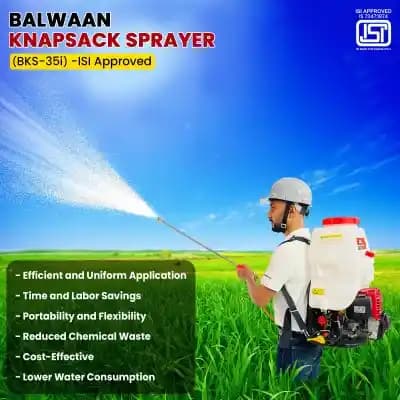 Balwaan BKS 35i ISI Marked 35cc Knapsack Sprayer, Petrol Engine, ISI Engine with 25L Tank Capacity - Image 6