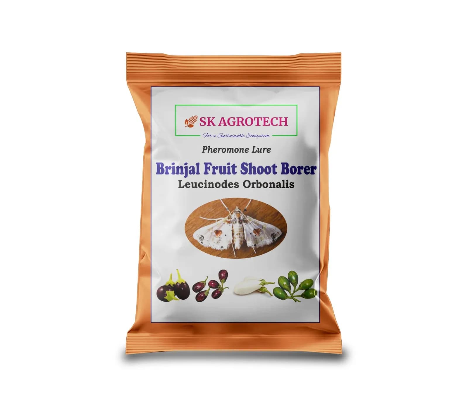 SK Agrotech Leucinodes Orbonalis (Brinjal Fruit and Shoot Borer) Pheromone Trap With Lure - Effective Pest Management Solution - Image 3