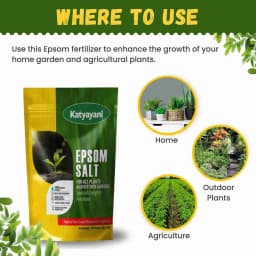 Katyayani Epsom Salt (Magnesium Sulphate) Micro-Nutrient for Plants & Vegetables, Water Soluble Plant Fertilizer 3