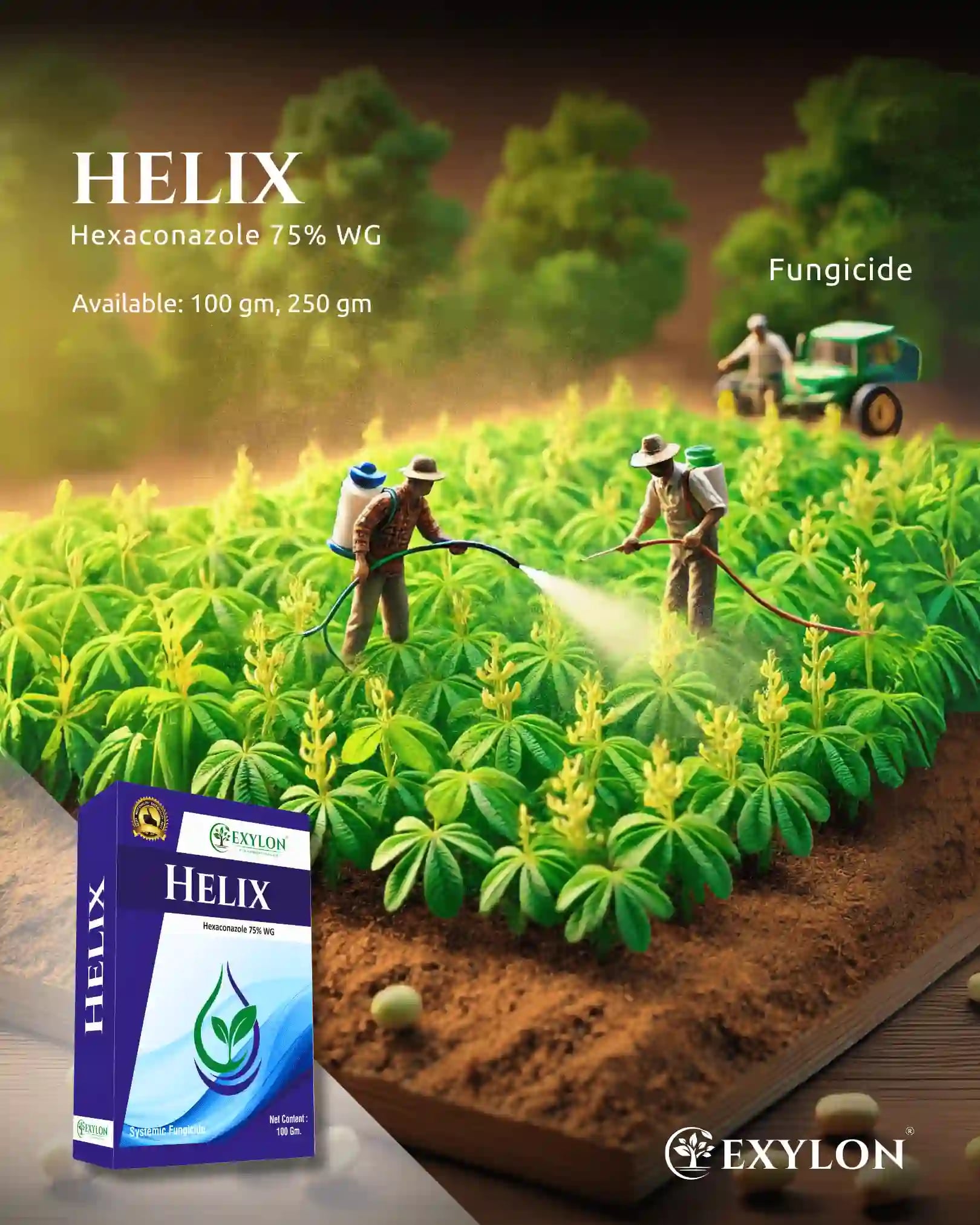 Exylon Helix Fungicide - Hexaconazole 75% WG
